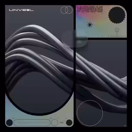 Audiomodern UNVEIL Cinematic Cyberpunk Playbeat Expansion - Sample Pack Artwork