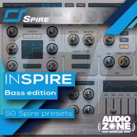 Audiozone Samples InSPIRE Bass Edition [Synth Presets] - Sample Pack Artwork