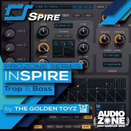 Audiozone Samples InSPIRE Trap And Bass [Synth Presets] - Sample Pack Artwork