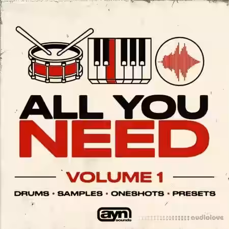 AYN Sounds All You Need Vol.1 (Multi-Kit) [WAV, Synth Presets] - Sample Pack Artwork