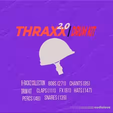 B-Rackz Thraxx 2.0 Drum Kit [WAV] - Sample Pack Artwork
