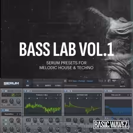 Baisc Wavez Bass Lab For Melodic House And Techno [Synth Presets] - Sample Pack Artwork