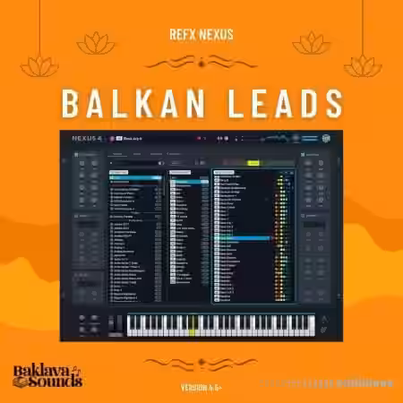 Baklava Sounds Nexus Balkan Leads [Synth Presets] - Sample Pack Artwork