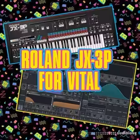 Barely Alive Roland JX-3P for Vital [32 PRESETS] [Synth Presets] - Sample Pack Artwork