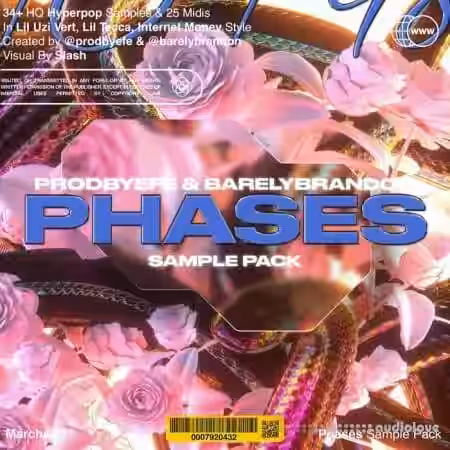 barelybrandon Phases Sample Pack [WAV, MiDi] - Sample Pack Artwork