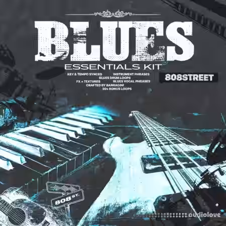 Barragini Blues Essentials (Phrase Kit) by 808Street [WAV] - Sample Pack Artwork