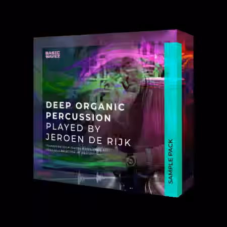 Basic Wavez Deep Organic Percussion [WAV, DAW Templates] - Sample Pack Artwork