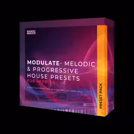 Basic Wavez Modulate Melodic and Progressive House Presets for Repro-5 [Synth Presets] - Sample Pack Artwork