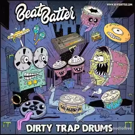 Beat Batter Dirty Trap Drums [WAV] - Sample Pack Artwork