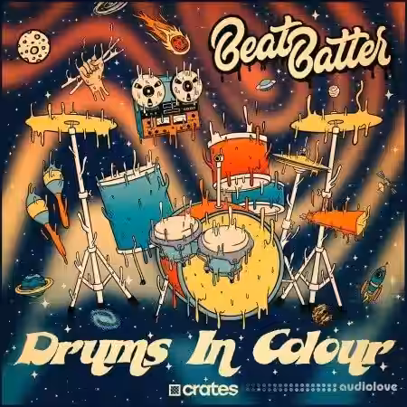 Beat Batter Kits Drums In Colour WhoSampled Crates Sample Pack [WAV] - Sample Pack Artwork