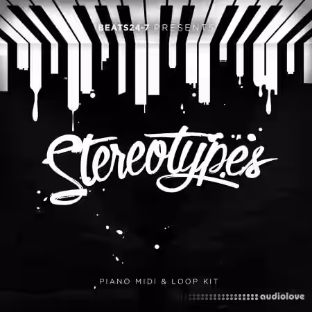 Beats24-7 Stereotypes Piano Loop Kit [WAV, MiDi] - Sample Pack Artwork