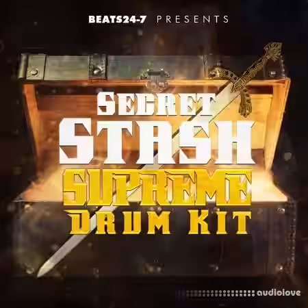 Beats24-7.com Secret Stash Supreme Drum Kit [WAV] - Sample Pack Artwork
