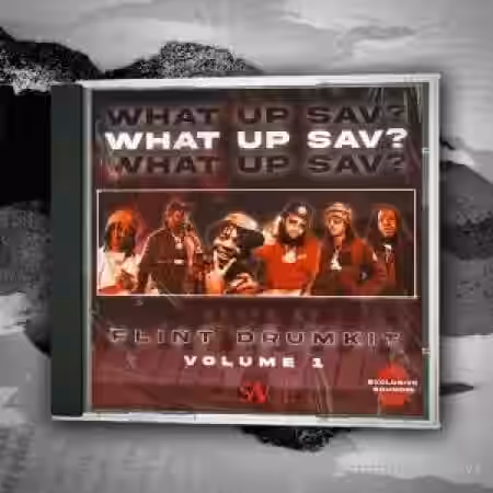 BEATSBYSAV What Up Sav Vol.1 Flint & Detroit Drum Kit [WAV, Synth Presets] - Sample Pack Artwork