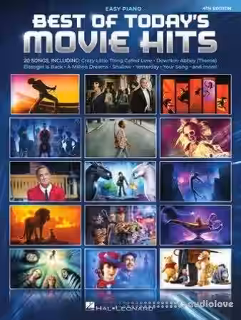 Best of Today's Movie Hits Easy Piano Songbook, 4th Edition - Sample Pack Artwork