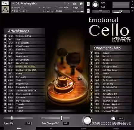 Best Service Emotional Cello v1.5 [KONTAKT] - Sample Pack Artwork