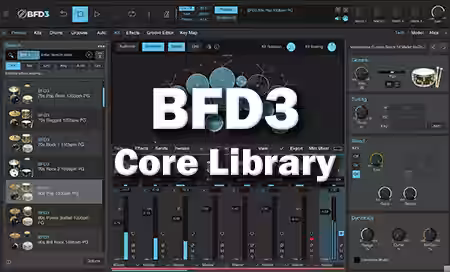 BFD Drums BFD3 Core Library v1.0.0.11 [BFD3] - Sample Pack Artwork