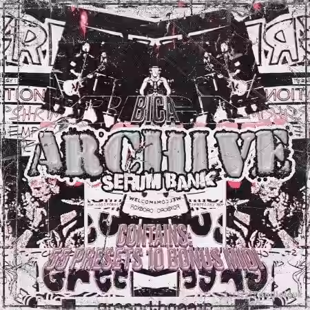 Bica Archive Serum Bank [Synth Presets, MiDi] - Sample Pack Artwork