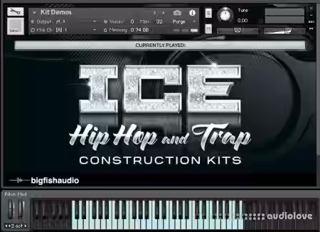 Big Fish Audio ICE Hip Hop and Trap Construction Kits [MULTiFORMAT, KONTAKT] - Sample Pack Artwork