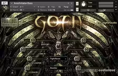 Big Fish Audio Virtual Instrument Division Goth [KONTAKT] - Sample Pack Artwork
