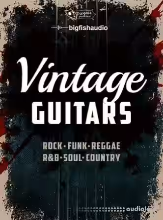 Big Fish Audio Xtended Series Vintage Guitars [KONTAKT, MULTiFORMAT] - Sample Pack Artwork