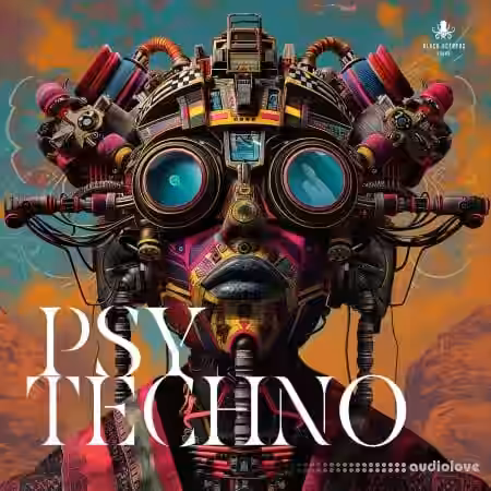 Black Octopus Psy Techno by Blackwarp [WAV] - Sample Pack Artwork