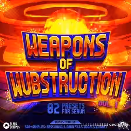 Black Octopus Sound MDK: Weapons of Wubstruction Vol.1 [WAV, Synth Presets] - Sample Pack Artwork