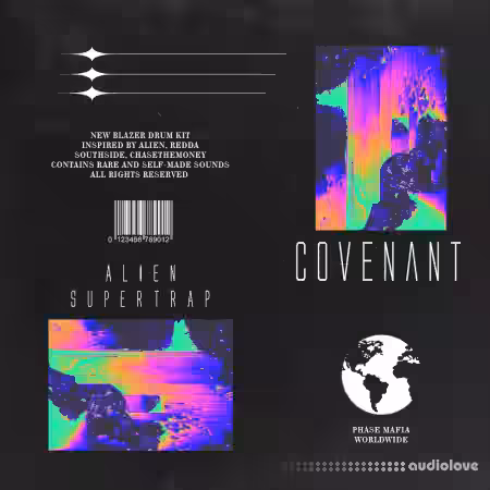 Blazerfxme Covenant Drum Kit [WAV, MiDi, DAW Templates] - Sample Pack Artwork