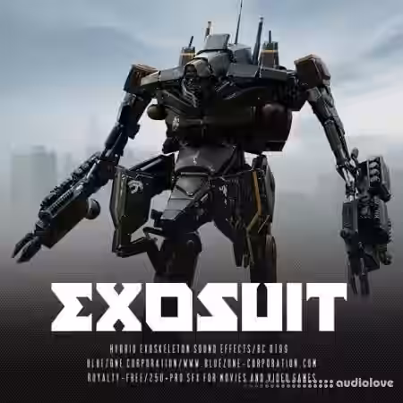 Bluezone Corporation Exosuit Hybrid Exoskeleton Sound Effects [WAV, AiFF] - Sample Pack Artwork