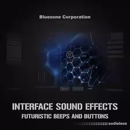 Bluezone Corporation Interface Sound Effects Futuristic Beeps and Buttons [WAV] - Sample Pack Artwork
