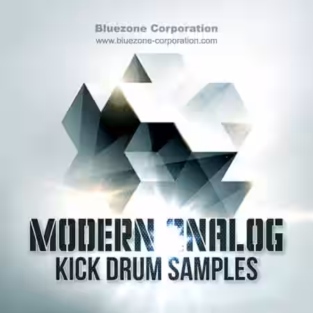Bluezone Corporation Modern Analog Kick Drum Samples [WAV, AiFF] - Sample Pack Artwork