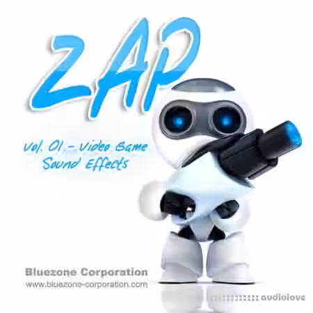 Bluezone Corporation Zap 01 Video Game Sound Effects [WAV] - Sample Pack Artwork