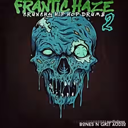 Bones N Grit Audio Frantic Haze: Crunchy Hip Hop Drums 2 [WAV] - Sample Pack Artwork