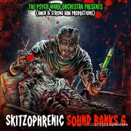 Boom Bap Labs Amen and Strong Arm Productions Skitzophrenic Sound Banks 6 [WAV] - Sample Pack Artwork