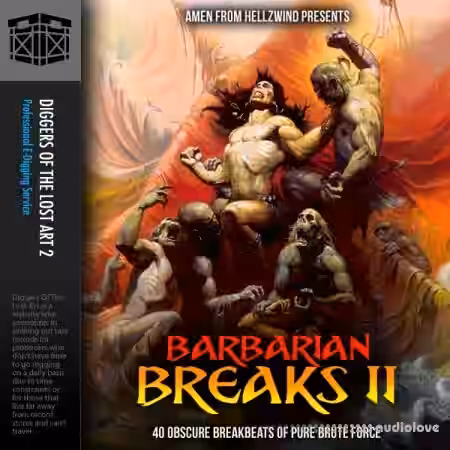 Boom Bap Labs Amen Barbarian Breaks Vol 2 [WAV] - Sample Pack Artwork