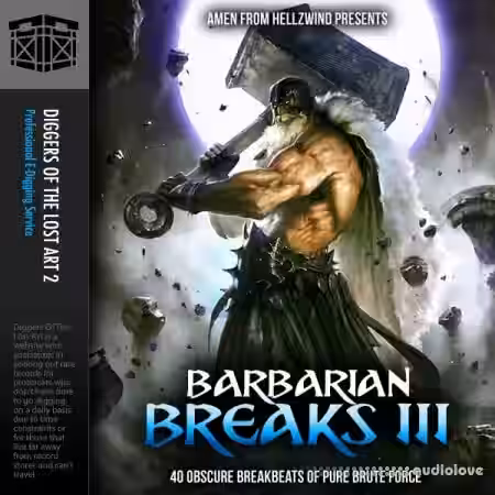 Boom Bap Labs Amen Barbarian Breaks Vol 3 [WAV] - Sample Pack Artwork