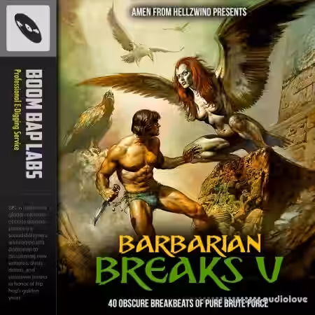 Boom Bap Labs Amen Barbarian Breaks Vol 5 [WAV] - Sample Pack Artwork