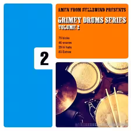 Boom Bap Labs Amen Grimey Drums Series Vol 2 [WAV] - Sample Pack Artwork