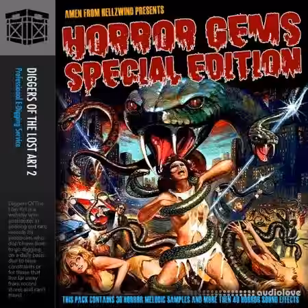 Boom Bap Labs Amen Horror Gems Vol.1 Special Edition [WAV] - Sample Pack Artwork