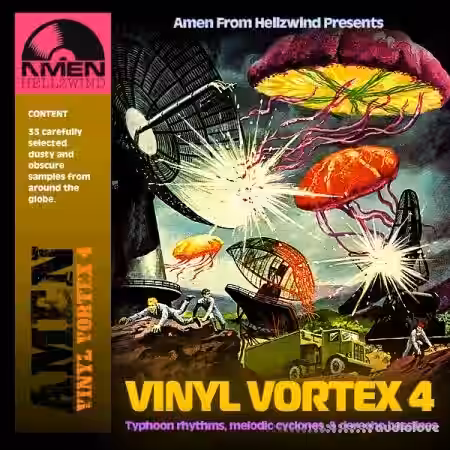 Boom Bap Labs Amen Vinyl Vortex 4 [WAV] - Sample Pack Artwork