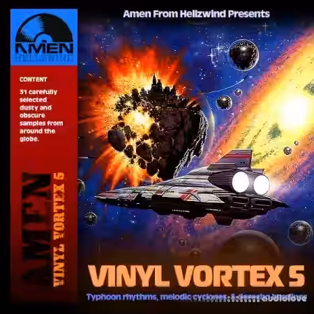 Boom Bap Labs Amen Vinyl Vortex 5 [WAV] - Sample Pack Artwork
