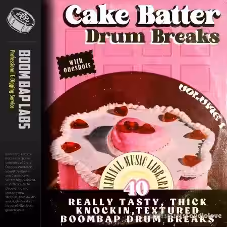 Boom Bap Labs Quincy Beats Cake Batter Drum Breaks Vol.1 [WAV] - Sample Pack Artwork