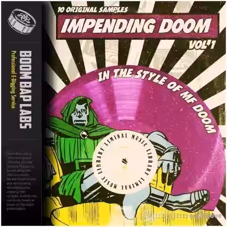 Boom Bap Labs Quincy Beats Impending DOOM Vol.1 [WAV] - Sample Pack Artwork