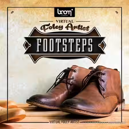 BOOM Library Virtual Foley Artist Footsteps [KONTAKT] - Sample Pack Artwork