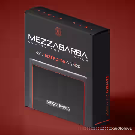 Boutique Tones 412 Mezzabarba MZero '69 Cab G12M25 - Sample Pack Artwork
