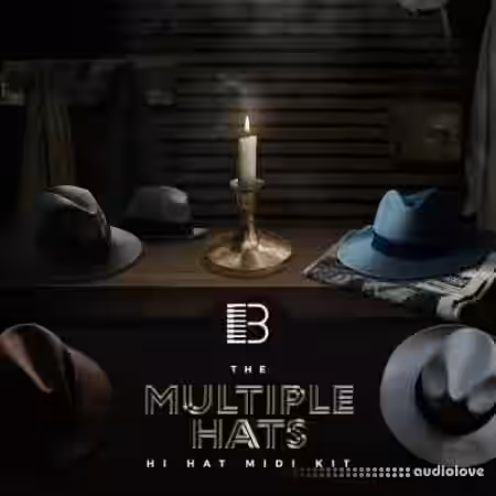 Brandon Chapa Multiple Hats - Hi Hat MIDI Loop Kit [WAV, MiDi] - Sample Pack Artwork