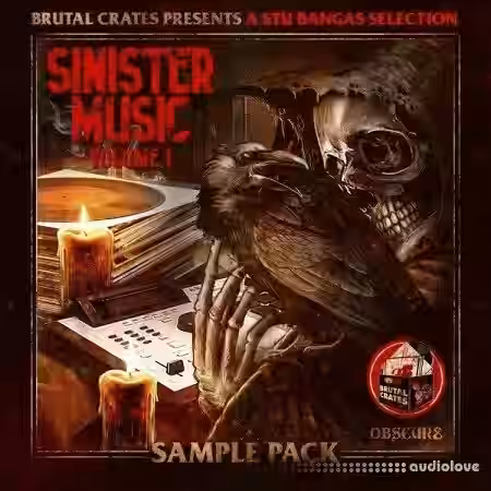 Brutal Crates x Stu Bangas Sinister Music Vol.1 (Compositions and Stems) [WAV] - Sample Pack Artwork