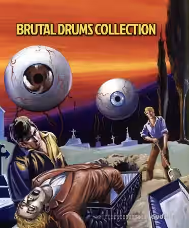 Brutal Music Stu Bangas Brutal Drums Collection Bundle (Volume 1-10) [WAV] - Sample Pack Artwork
