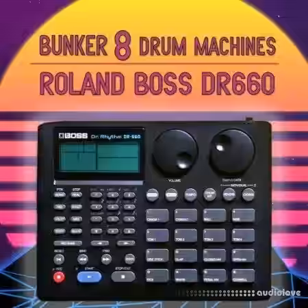 Bunker 8 Digital Labs Bunker 8 Drum Machines Boss DR660 [WAV] - Sample Pack Artwork