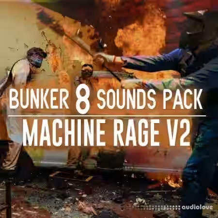 Bunker 8 Digital Labs Bunker 8 Sounds Pack Machine Rage V2 [WAV] - Sample Pack Artwork
