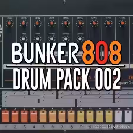 Bunker 8 Digital Labs Bunker 808 Drum Pack 002 [WAV] - Sample Pack Artwork